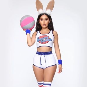Basketball Bunny Babe 5 piece costume set
